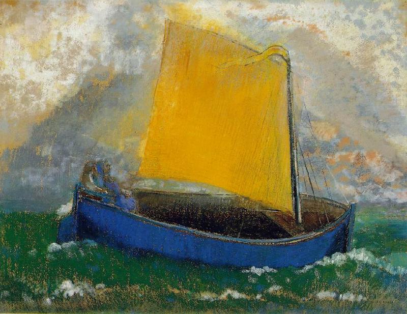 The Mystic Boat (Odilon Redon)